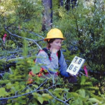 thumbnail photo of girl sitting in forest with clipboard (Public Domain) from www.fs.fed.us/pnw/pubs/pnw_rp592.pdf